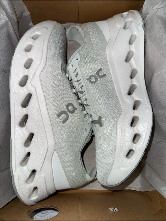 On Running Shoes - On Running Cloudnova Athletic Sneakers - White & Light Gray